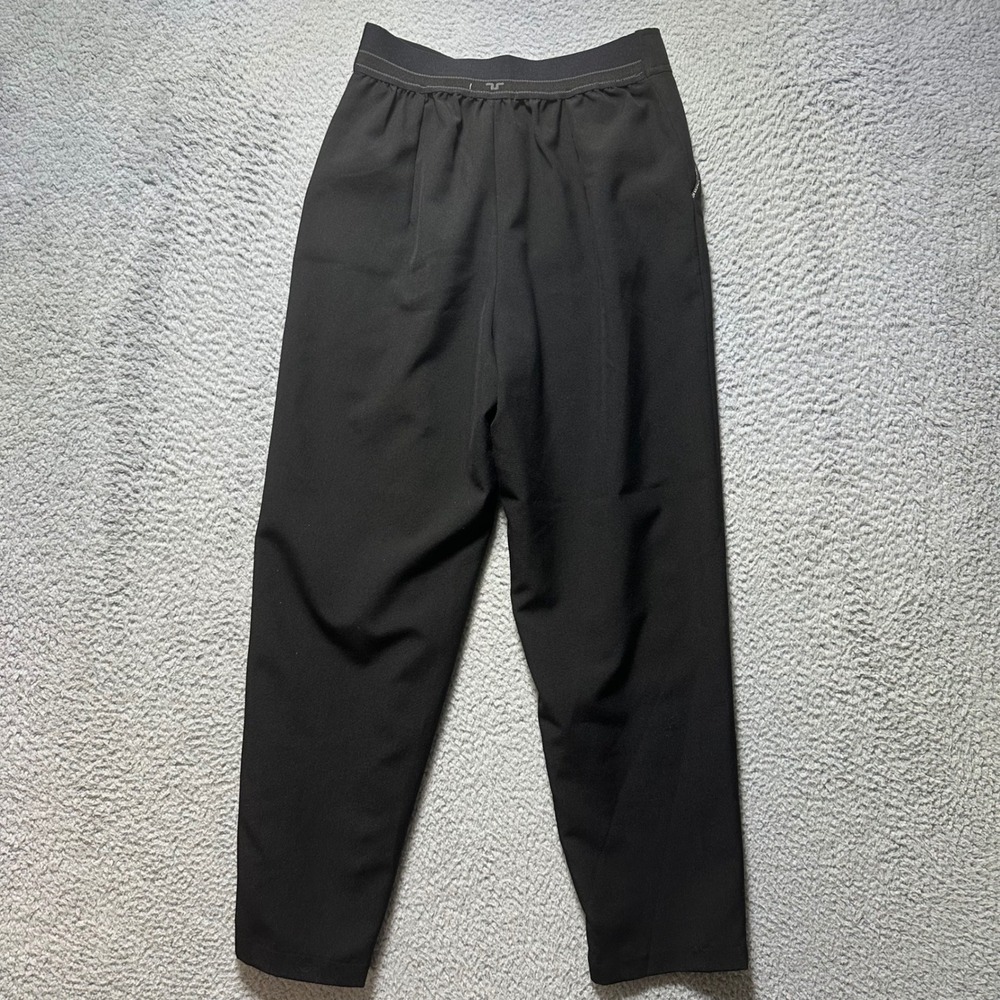 Calvin‎ Klein Black Ankle Dress Pants Womens 2 Stretch Tapered - Picture 2 of 14